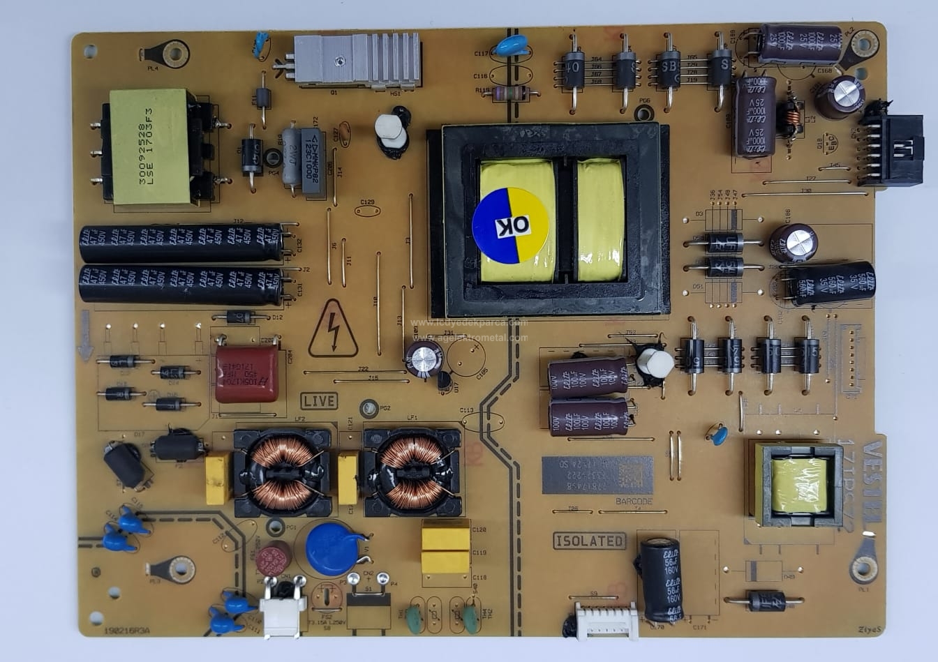 17IPS72 , 23329222 , VESTEL , VES430QNEL-2D-U01 , 43UB9100S , 43UB7950 ,  Power Board , Besleme Kartı , PSU - 1