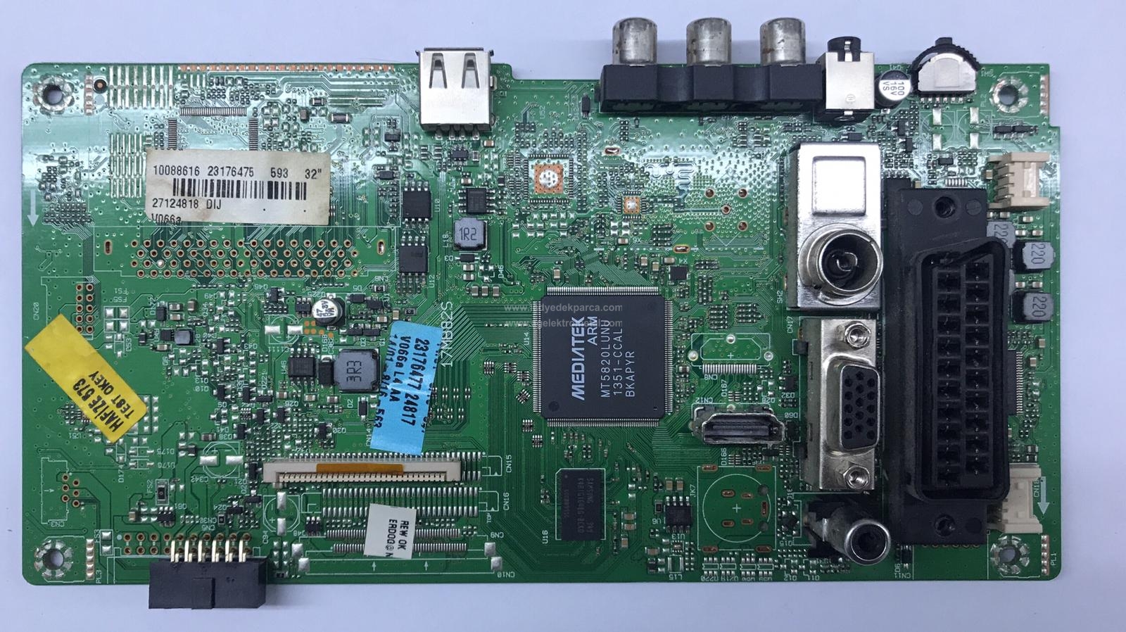 17MB82S , 23176475 , 10088616 , VESTEL , 32 INCH , VES315WNDL-01 , Main Board , Ana Kart - 1