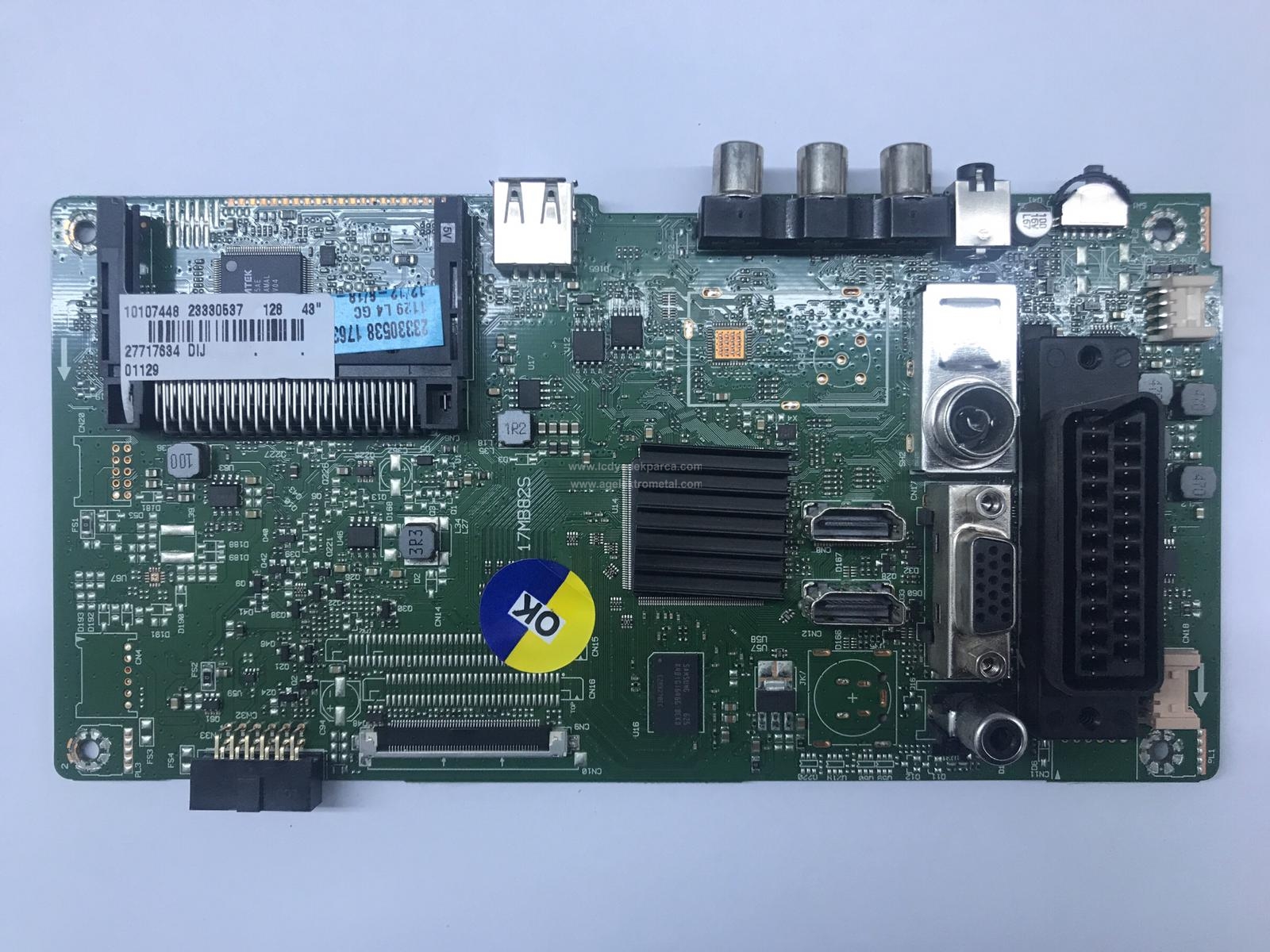 17MB82S , 23330537 , 10107448 , VESTEL , VES430UNDL-2D , Main Board , Ana Kart - 1