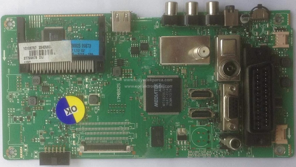 17MB82S , 23405600 , 10106757 , VESTEL , 48HL550 , VES480UNDL-2D , Main Board , Ana Kart - 1
