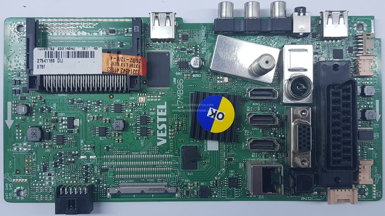 17MB96 , 23314540 , 10101463 , VESTEL , VES480UNVS-2D-M05 , 48FA7550 , 48FA7500 , Main Board , Ana Kart - 1