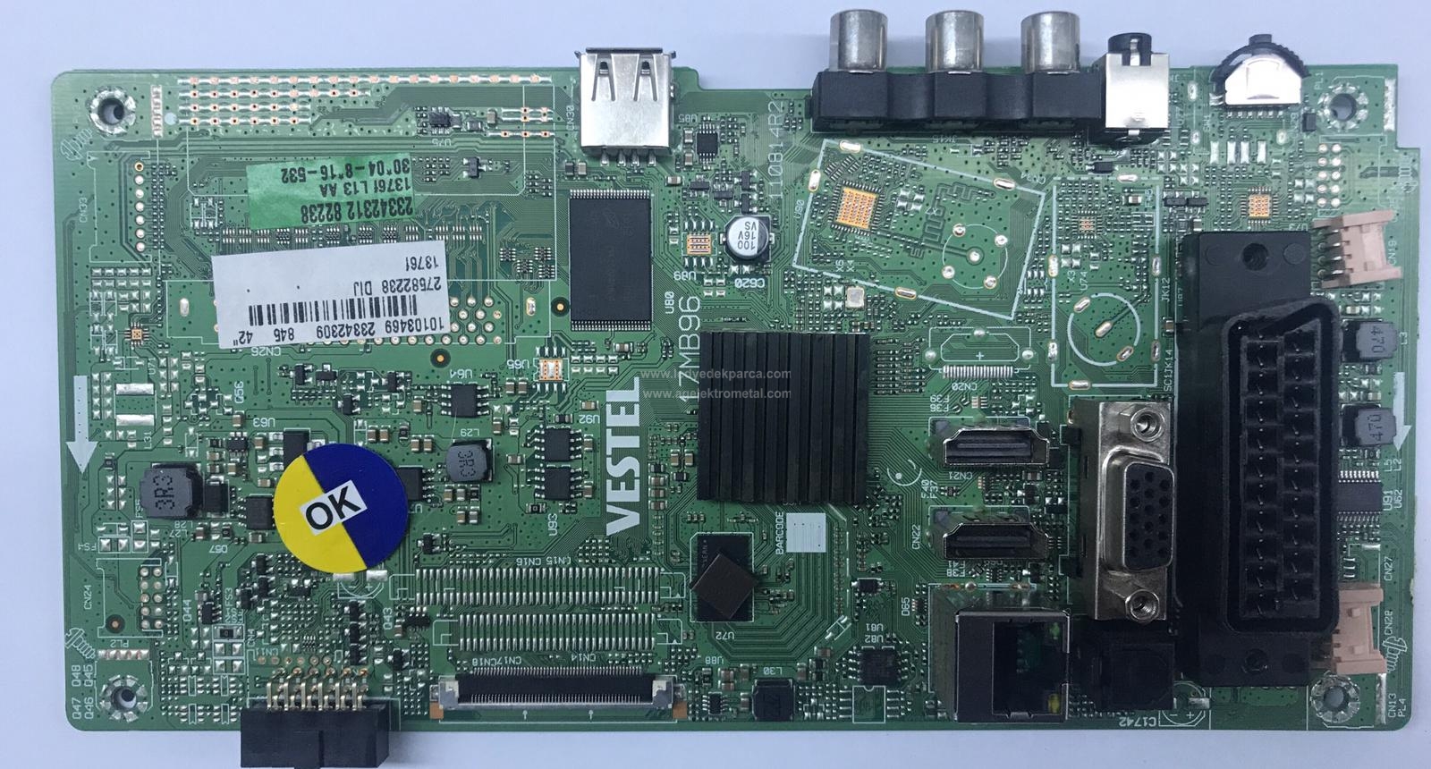 17MB96 , 23342309 , 10103469 , VESTEL , 42R6000F , VES420UNDL-2D-N03 , Main Board , Ana Kart - 1