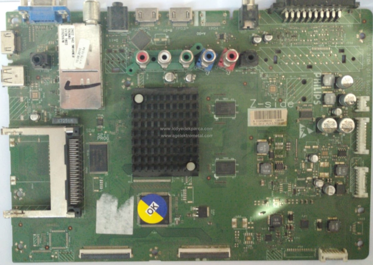 3104 313 64026 , 310432864342 , PHILIPS , TPT400LA-J6PE1 , 40PFK4309 , Main Board , Ana Kart - 1
