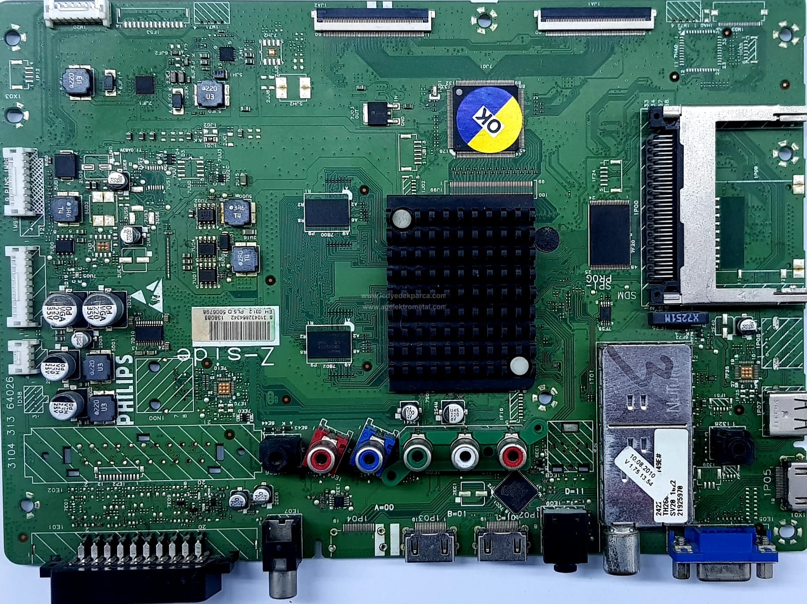 3104 313 64026 , 310432864342 , PHILIPS ,TPT490U2-EQYSHM , 49PUK4900 , Main Board , Ana Kart - 1