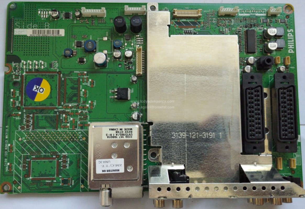 3139 123 62613 , WK713.5 , PHILIPS , 32HF7815 , LCD , LC320W01 SL B1 ,  Main Board , Ana Kart - 1