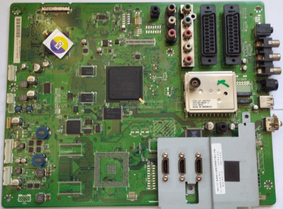 3139 123 63402 , 3139 123 63412 , WK812.2 , 313926861883 , PHILIPS , 32PFL7613 , LC320WXN SA B1 , Main Board , Ana Kart - 1
