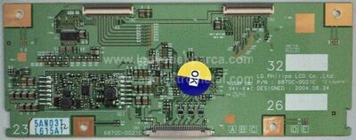 6870C-0021C , LC320W01 A6 K4 , LG , Logic Board , T-Con Board - 1