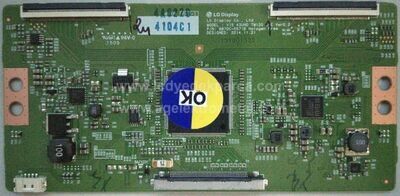6870C-0571B , V15 43UHD TM120 LGE VER0.2 , LC430EQE FH M2 , LC490EQE XH F1 , LG , Logic Board , T-Con Board - 1