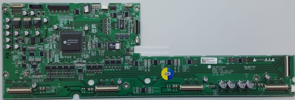6871QCH032A , 6870QCE012A , 6871QCH032B , 6870QCE012B , LG , 42V5 , Logic Board , T-con Board - 1