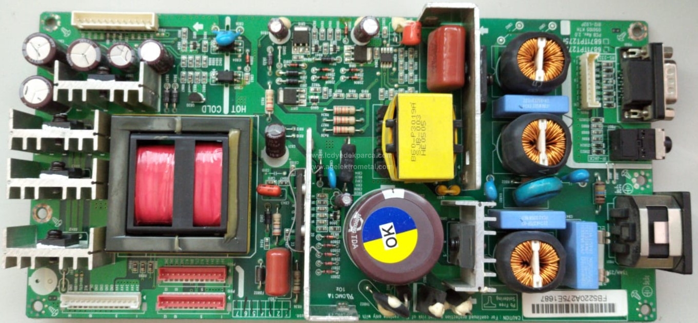 6871TPT275E , B12-L02P , LG , RM-26LZ50 , LC260W01 , Power Board , Besleme Kartı , PSU - 1