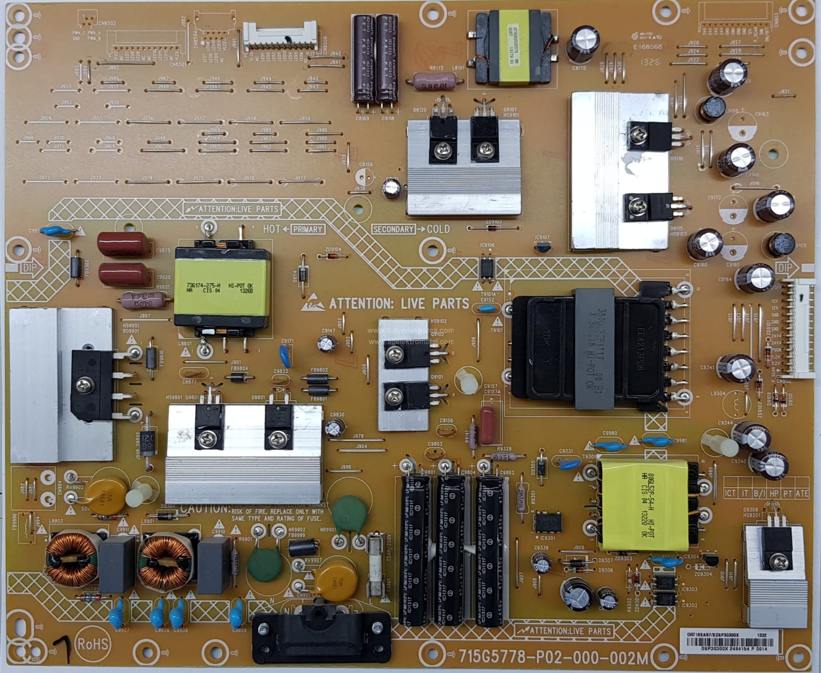 715G5778-P02-000-002M , PHILIPS , 46PFL4418 , 46PFL4908 , Power Board , Beslem Kartı , PSU - 1