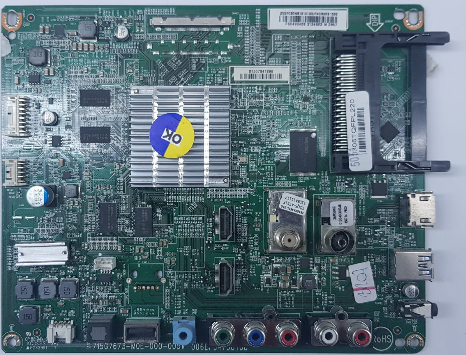 715G7673-M0E-000-005K , 006LP0475815D , PHILIPS , 43PUK4900/12 , TPT430U3 , Main Board , Ana Kart - 1