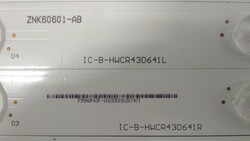 ARÇELİK , BEKO , B43L-6652-5B , IC-B-HWCR43D641R , 43VLE6565 , ZLS60601-AB , IC-B-HWCR43D641L , ZNK60601-AB , 10 ADET LED ÇUBUK - 2