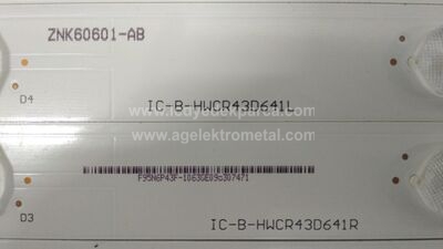 ARÇELİK , BEKO , B43L-6652-5B , IC-B-HWCR43D641R , 43VLE6565 , ZLS60601-AB , IC-B-HWCR43D641L , ZNK60601-AB , 10 ADET LED ÇUBUK - 2
