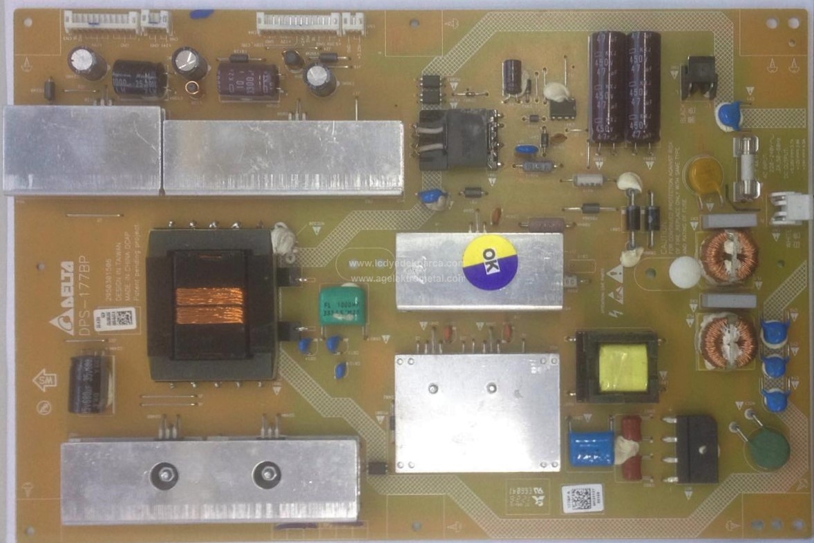 DPS-177BP , 2950301506 , VXP910R , PHILIPS , LC370EUD-SE-F3 , Power Board , Besleme Kartı , PSU - 1