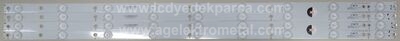 GJ-2K15-D2P5-395-D409-V0 , PHILIPS , 40PUK6400 , TPT400UA-DJQS5.N , REV:SM1A , 4 ADET LED ÇUBUK - 1