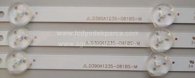 HOMSTAR , AUO , T390XVN01.0 , JL.D390A1235-081BS-M , 3 ADET LED ÇUBUK - 2