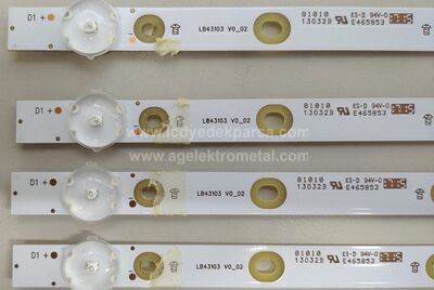 LB43103 , V0_02 , PHILIPS , 43PFS4132 , TPT430H3-DUYSHA.G , REV:S1BH , 4 ADET LED ÇUBUK - 2
