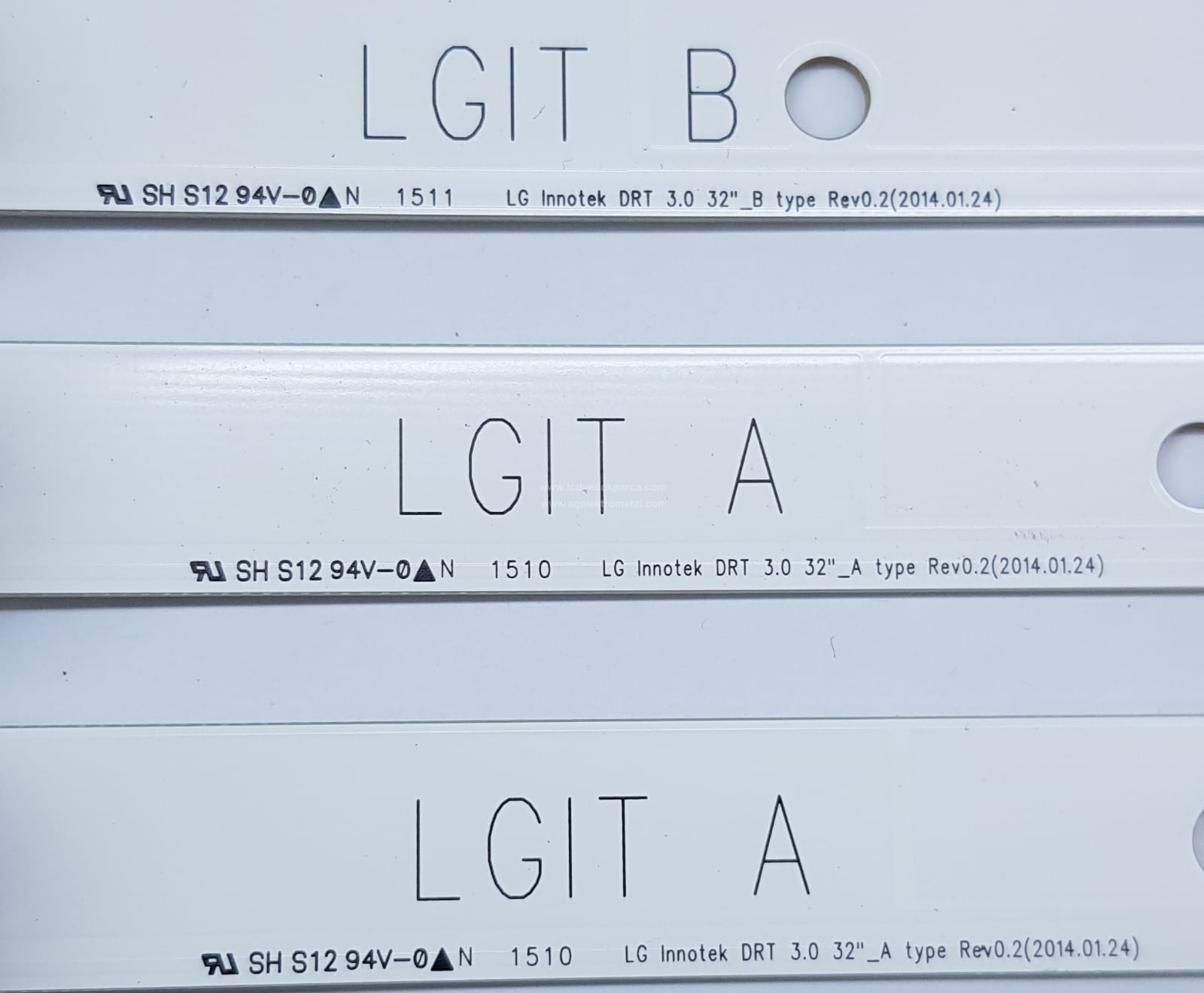LG INNOTEK DRT 3.0 32_A TYPE REV0.2 , LG INNOTEK DRT 3.0 32_B TYPE REV0.2 , 6916L-2100A , LG , LC320DUE FG A4 , 32LF630 , 32LB582 , NC320DUN , 3 ADET LED ÇUBUK - 2