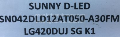 LG , 42LA613S , 42LA620S , 42LN575S , 42LN577S , 42LN5400 , LC420DUJ SG K1 , LC420DUJ SG E1 , SUNNY , SN042DLD12AT050-A30FM , WOON , WN042DLD12AT070 , 6916L-1412A , 6916L-1413A , 6916L-1414A , 6916L-1415A , 12 ADET LED ÇUBUK - 2