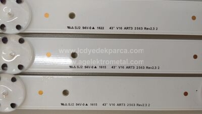 LG , LC430DGG FJ M1 , 43 V16 ART3 2563 REV2.3 2 , 6916L-2563A , 43UH650 , 43UH610 , 43UF6407 , 3 ADET LED ÇUBUK - 2
