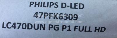 LG , LC470DUN PG P1 , 47PFK6309 , 47 V14 DRT REV0.2 , 6916L-1566A , 6916L-1567A , 10 ADET LED ÇUBUK - 2