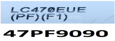 LG , LC470EUE PF F1 , VESTEL , 47PF9090 , 47 INCH , 47 V13 ART TV REV 0.9 , 6920L-0001C , 2 ADET LED ÇUBUK - 2