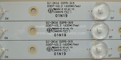 PHILIPS , TPT315B5-WHBN0.K , GJ-2K16 D2P5-315 D307-V2.2 , 32PFS4132 , 32PFK4101 , 32PHK4201  , 32PHS4131 , 3 ADET LED ÇUBUK - 2