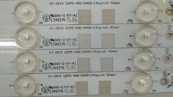 PHILIPS , 40PFK4100 , 40PFK6510 , 40PFK5500 , 40PFK4101 , TPT400LA-HN02.S , TPT400LA-HF07.S , GJ-2K15 D2P5-400-D409-C2 , GJ-2K15 D2P5-400-D409-C4 , 4 ADET LED ÇUBUK - 2