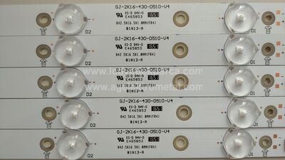PHILIPS , TPT430H3-DUYSHA.G , GJ-2K16-430-D510-V4 , 5 ADET LED ÇUBUK - 2