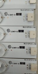 PHILIPS , TPT500J1-LE1 , 50.0-D712-L-S2 , 50.0-D712-R-S2 , 12 ADET LED ÇUBUK - 2