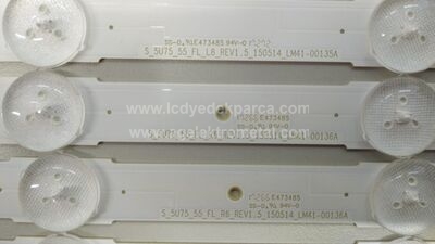 SAMSUNG , 55JU6070 , 55JU7000T , 55JU6570U , 55KU7350, 55JU7500 , 55JU6400 , CY-GJ055HGEV3H , CY-WJ055HGLV3H , S_5U75_55_FL_L8_REV1.4_150224_LM41-00135A , S_5U75_55_FL_R6_REV1.4_150224_LM41-00136A , 12 ADET LED ÇUBUK - 2
