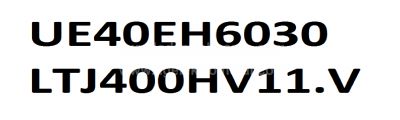 SAMSUNG , LTJ400HV11-V , CY-DE400BGSV1V , UE40EH6030 , 40-3535LED-60EA-R , 40-3535LED-60EA-L , D1GE-400SCB-R3 , D1GE-400SCA-R3 , 2011SVS40 , 10 ADET LED ÇUBUK - 2