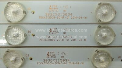 SKYTECH , CX315DLEDM , ZDCX315D09-ZC14F-01 , 303CX315034 , ST-3240 , 3 ADET LED ÇUBUK - 2