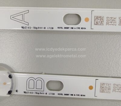 VESTEL , 40FB5050 , 40R6000 , VES395UNDC-2D-N12 , 395DRT VNB A-TYPE REV04 , 395DRT VNB B-TYPE REV04 , 3 ADET LED ÇUBUK - 2