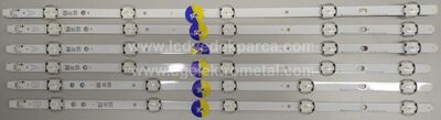 VESTEL 490DRT VNB A- TYPE REV08 , VESTEL 490DRT VNB B- TYPE REV08 , VESTEL , 490FA50000 , VES490UNDL-2D-N11 , 49FD7300 , VES490UNDS-2D-N13 , 6 ADET LED ÇUBUK - 1
