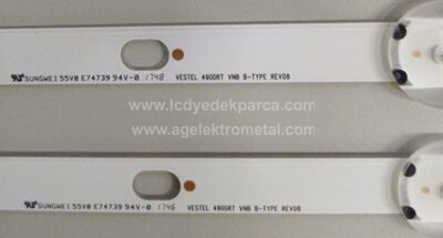 VESTEL 490DRT VNB A- TYPE REV08 , VESTEL 490DRT VNB B- TYPE REV08 , VESTEL , 490FA50000 , VES490UNDL-2D-N11 , 49FD7300 , VES490UNDS-2D-N13 , 6 ADET LED ÇUBUK - 2