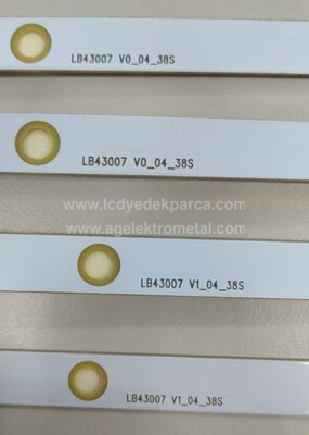 VESTEL , LB43007 V0_01 , LB43007 V1_01 , LB43007 V0_04_38S , LB43007 V1_01_38S ,17DLB43VLXR1 , 43SC7600 , VES430UNDL-2D-N12 , 3HL600 , 43FA7000 , 43FB5000 , 43SD7500 , 43FB5000 , 4 ADET LED ÇUBUK - 2