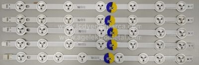 VESTEL , VES390UNDA-2D-N02 , 39DLED_A-TYPE_REV02 , 39DLED_B-TYPE_REV02 , A TYPE , B TYPE , 5 ADET LED ÇUBUK - 1