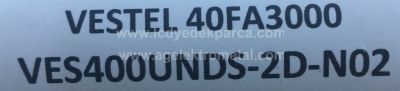 VESTEL , VES400UNDS-2D-N02 , VES400UNDS-2D-N03 , 40FA3000 , 40FA5050 , 40R4010 , REGAL 40R2010FM , 40DLED_A-TYPE_2014.05.07_REV03 , 40DLED_B-TYPE_2014.05.07_REV03 , 5 ADET LED ÇUBUK - 2