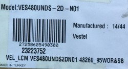 VESTEL , VES480UNDS-2D-N01 , 48FA5000 , LED TV , 48DLED_B-TYPE_REV01 , 48DLED_A-TYPE_REV01 , 7 ADET LED ÇUBUK - 2