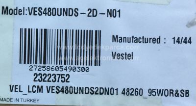 VESTEL , VES480UNDS-2D-N01 , 48FA5000 , LED TV , 48DLED_B-TYPE_REV01 , 48DLED_A-TYPE_REV01 , 7 ADET LED ÇUBUK - 2