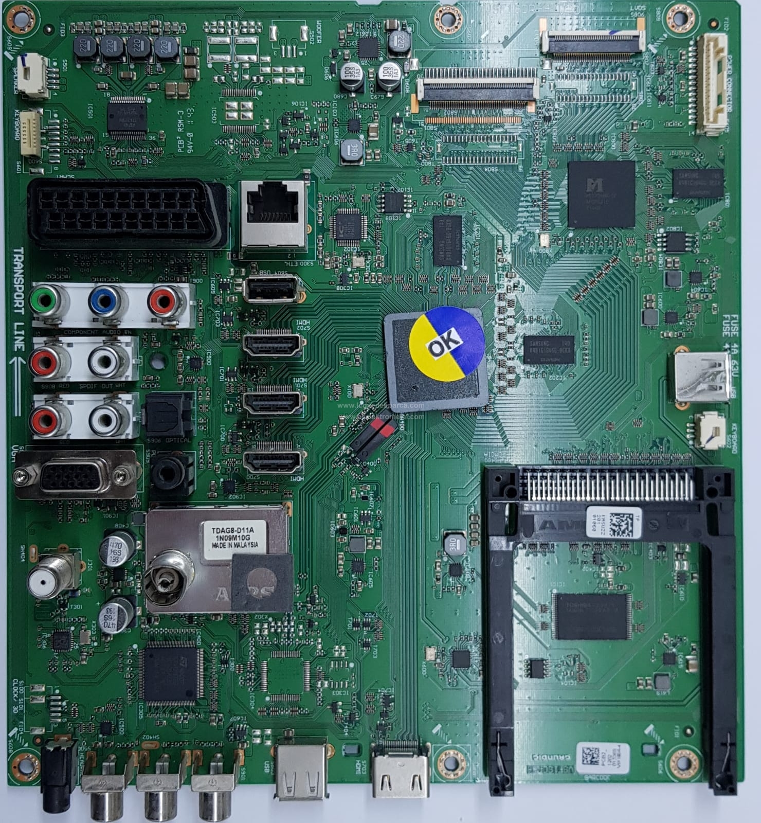 VSF190R-4 V-0 , KMSUZZ , ARÇELİK , LTA320HJ02 , A32LEG5W , Main Board , Ana Kart - 1