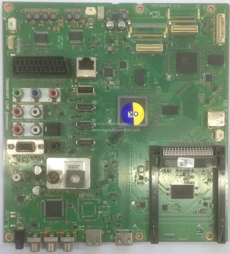 VSF190R-5 , V-0 , KYT2ZZ , ARÇELİK , LC370EUD-SE-F3 , 37-LEP-6B , 37LEP6B , Main Board , Ana Kart - 1