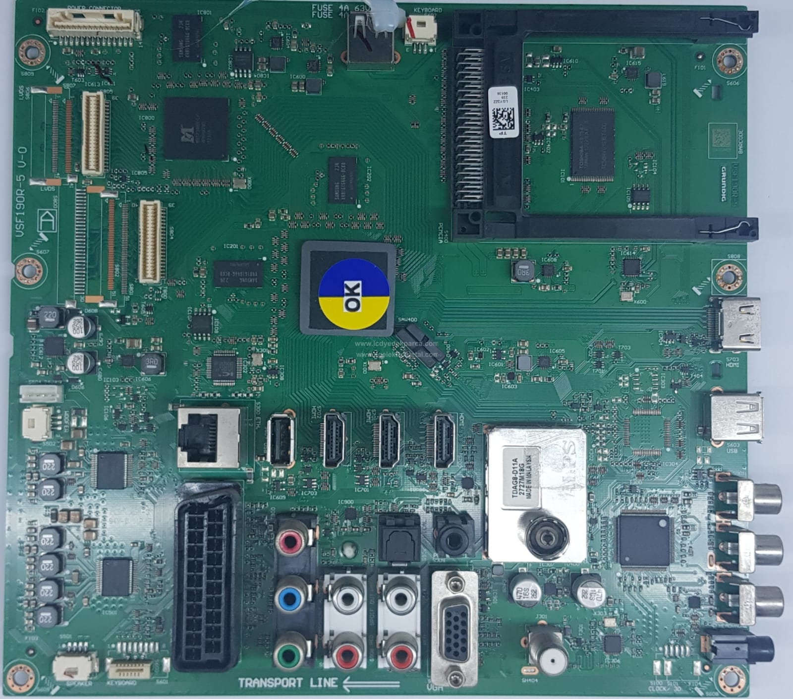 VSF190R-5 , V-0 , LGY2ZZ , ARÇELİK , LC420EUD SE F4 , Main Board , Ana Kart - 1