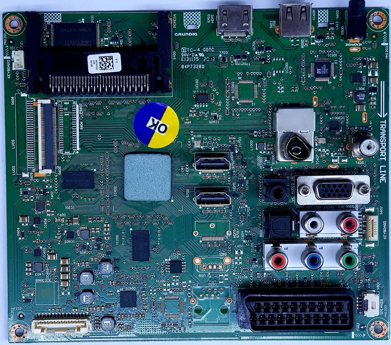 VTT190R-2 , MCKPZZ , ARÇELİK , VXM400AR01 , Main Board , Ana Kart - 1