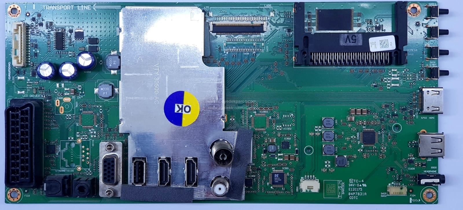 VTY190R-5 , NLD9ZZ , ARÇELİK , 057D40-A22 , G40LS5433 , Main Board , Ana Kart - 1