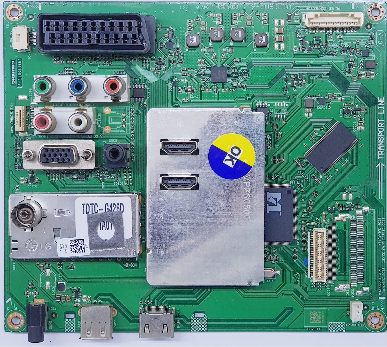 VUT190R-6 , LPYSZZ , ARÇELİK , LTA320HN02 , Main Board , Ana Kart - 1