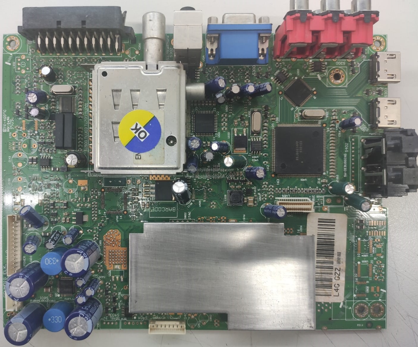 YCA190R-4 , L4G GZZ , TV82-503BHD , T315XW02 , Main Board , Ana Kart - 1