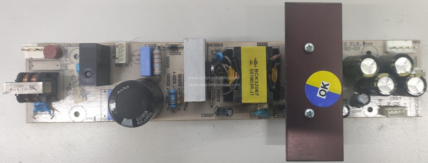YDK192-03 , V_0 , ARÇELİK , LC370WUD SB A1 , Power Board , Besleme Kartı , PSU - 1
